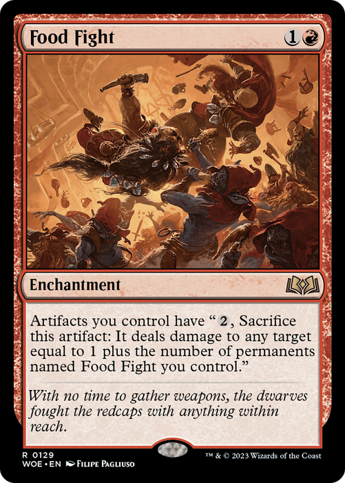 Food Fight (WOE-129) - rare - Foil