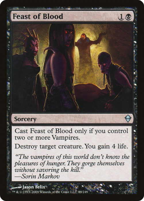 Feast of Blood (ZEN-088) - uncommon - Foil