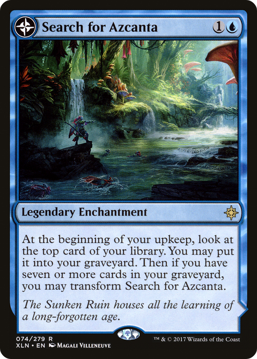 Search for Azcanta // Azcanta, the Sunken Ruin (XLN-074) - rare: (compasslanddfc)