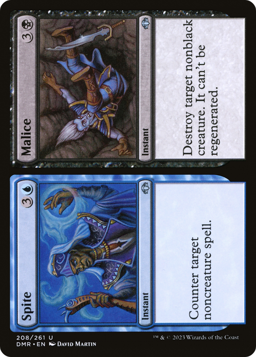 Spite // Malice (DMR-208) - uncommon - Foil