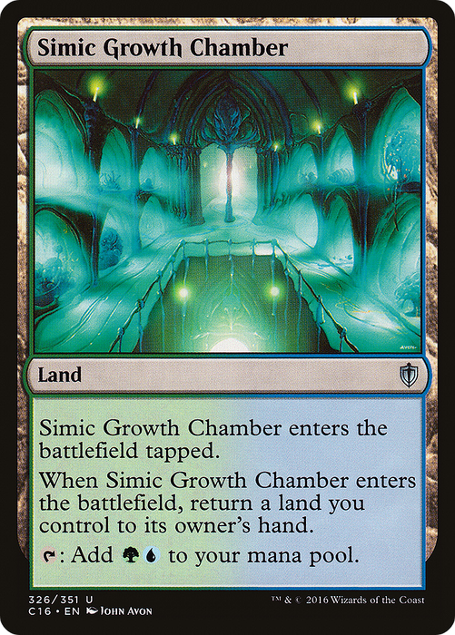 Simic Growth Chamber (C16-326) - uncommon