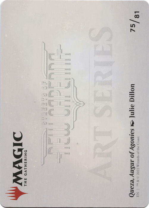 Queza, Augur of Agonies // Queza, Augur of Agonies (ASNC-075) - common (Borderless)