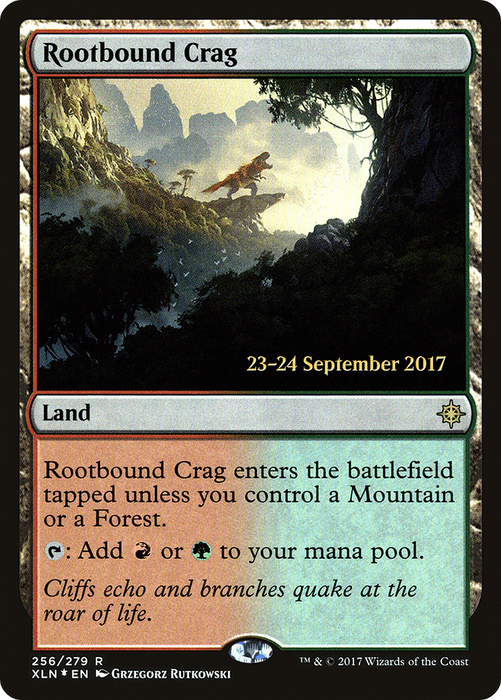 Rootbound Crag (PRE-256S) - rare - Foil