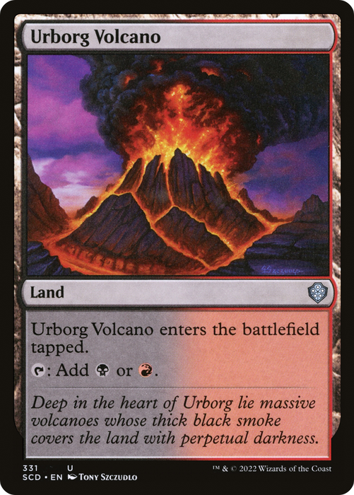 Urborg Volcano (SCD-331) - uncommon