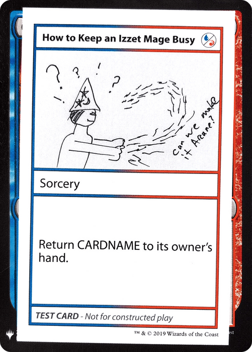 How to Keep an Izzet Mage Busy (CMB1-093) - rare