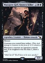 Massacre Girl, Known Killer (PRE-94S) - mythic - Foil