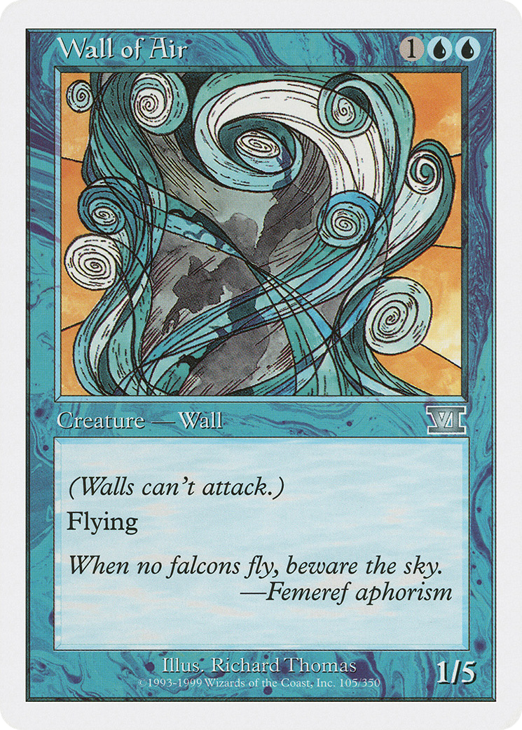 Wall of Air (6ED-105) - uncommon