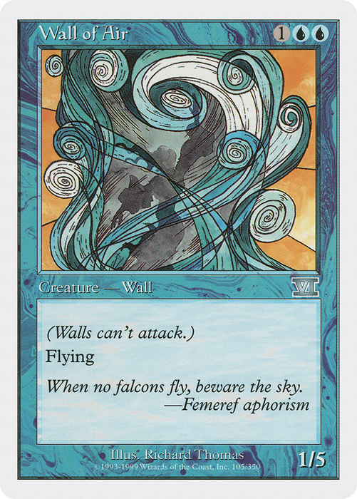 Wall of Air (6ED-105) - uncommon