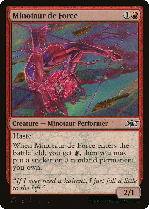 Minotaur de Force (UNF-400) - common - Foil