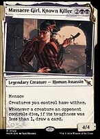Massacre Girl, Known Killer (MKM-344) - mythic: (Showcase) - Foil