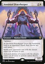 Anointed Peacekeeper (DMU-383) - rare: (Extended Art) - Foil