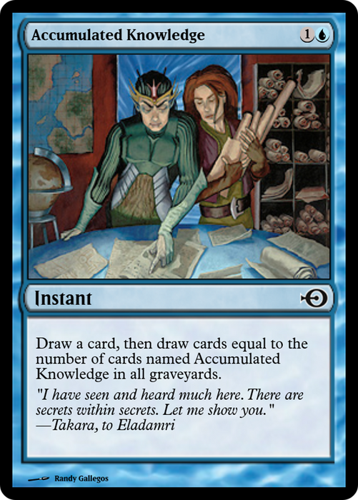 Accumulated Knowledge (PRM-36182) - common - Foil