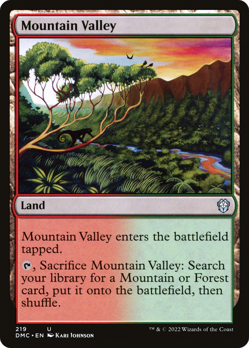 Mountain Valley (DMC-219) - uncommon