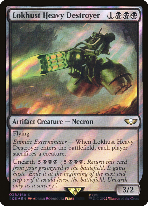 Lokhust Heavy Destroyer (40K-38★) - rare - Foil