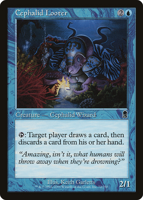 Cephalid Looter (ODY-72†) - common - Foil