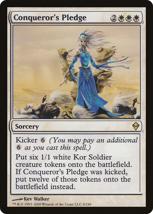 Conqueror's Pledge (ZEN-008) - rare - Foil