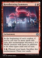 Reverberating Summons (TDM-117) - uncommon: (enchantment)