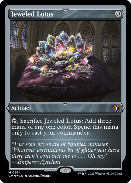 Jeweled Lotus (CMM-611) - mythic - Etched Foil