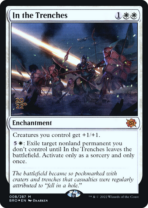 In the Trenches (PRE-08S) - mythic - Foil