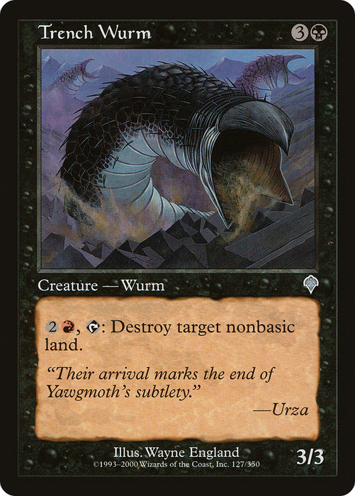 Trench Wurm (INV-127) - uncommon - Foil