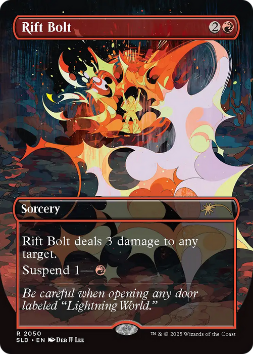 Rift Bolt (2050) (Rainbow Foil) (SLD-2050) - rare - Foil