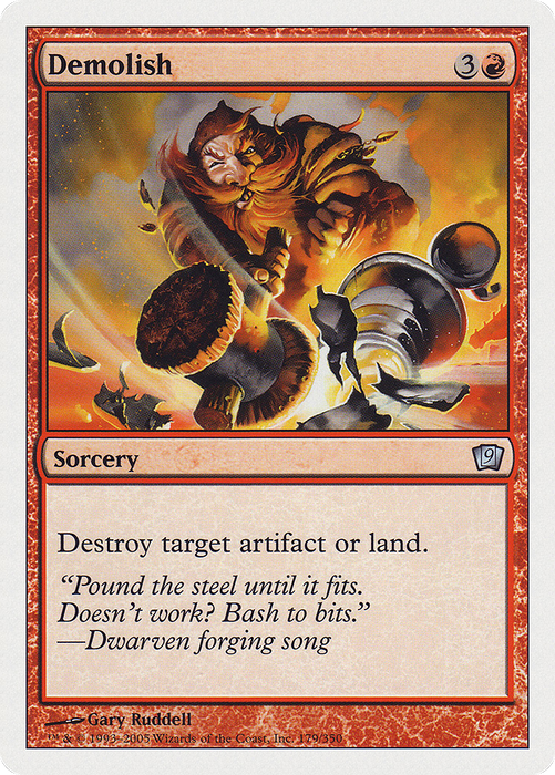 Demolish (9ED-179) - uncommon