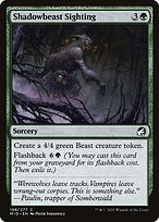 Shadowbeast Sighting (MID-198) - common