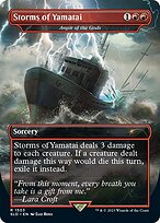 Anger of the Gods (SLD-1503) - rare / Storms of Yamatai (Borderless)