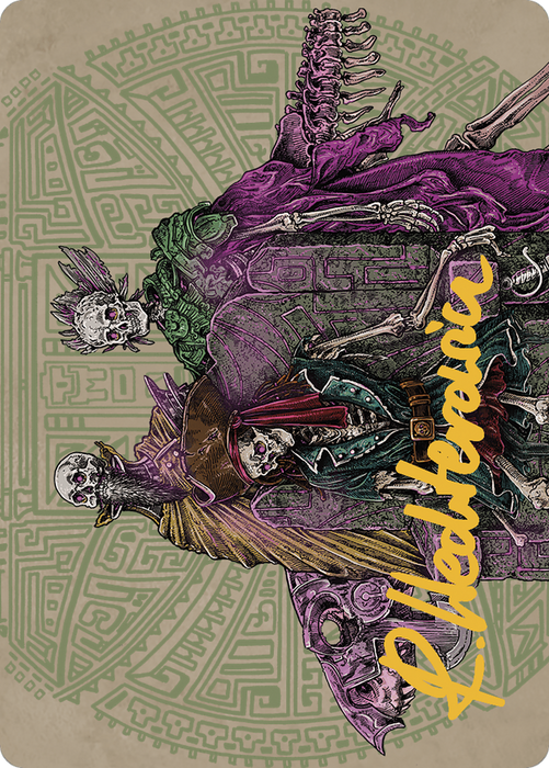 Throne of the Grim Captain // Throne of the Grim Captain (ALCI-055) - common (Borderless) - Foil