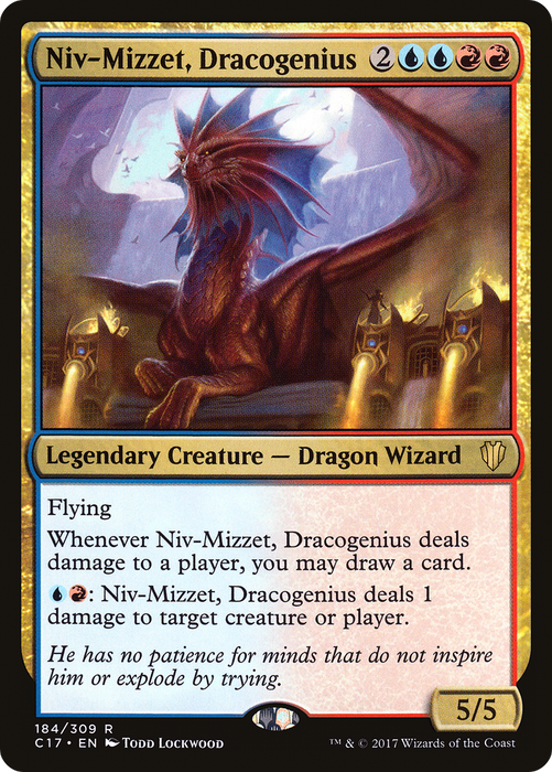 Niv-Mizzet, Dracogenius (C17-184) - rare
