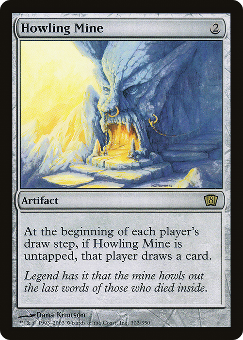 Howling Mine (8ED-303★) - rare - Foil