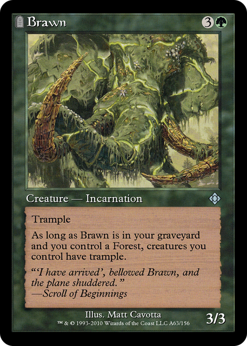 Brawn (TD0-A63) - uncommon: (tombstone)