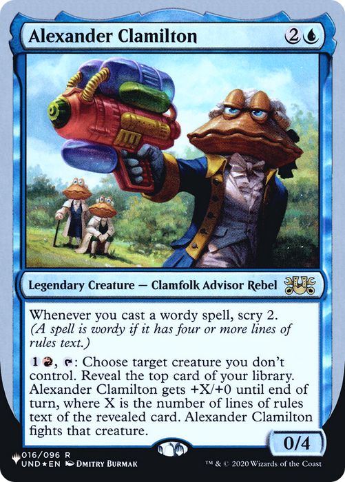 Alexander Clamilton (LIST-010) - rare - Foil