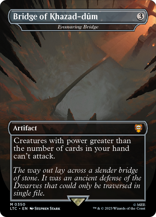 Ensnaring Bridge (LTC-350) - mythic / Bridge of Khazad-dûm (Borderless) - Foil