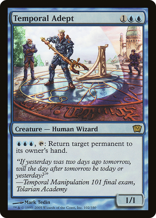 Temporal Adept (9ED-102★) - rare - Foil