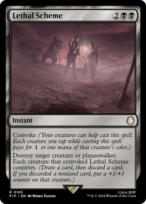 Lethal Scheme (PIP-185) - rare - Foil