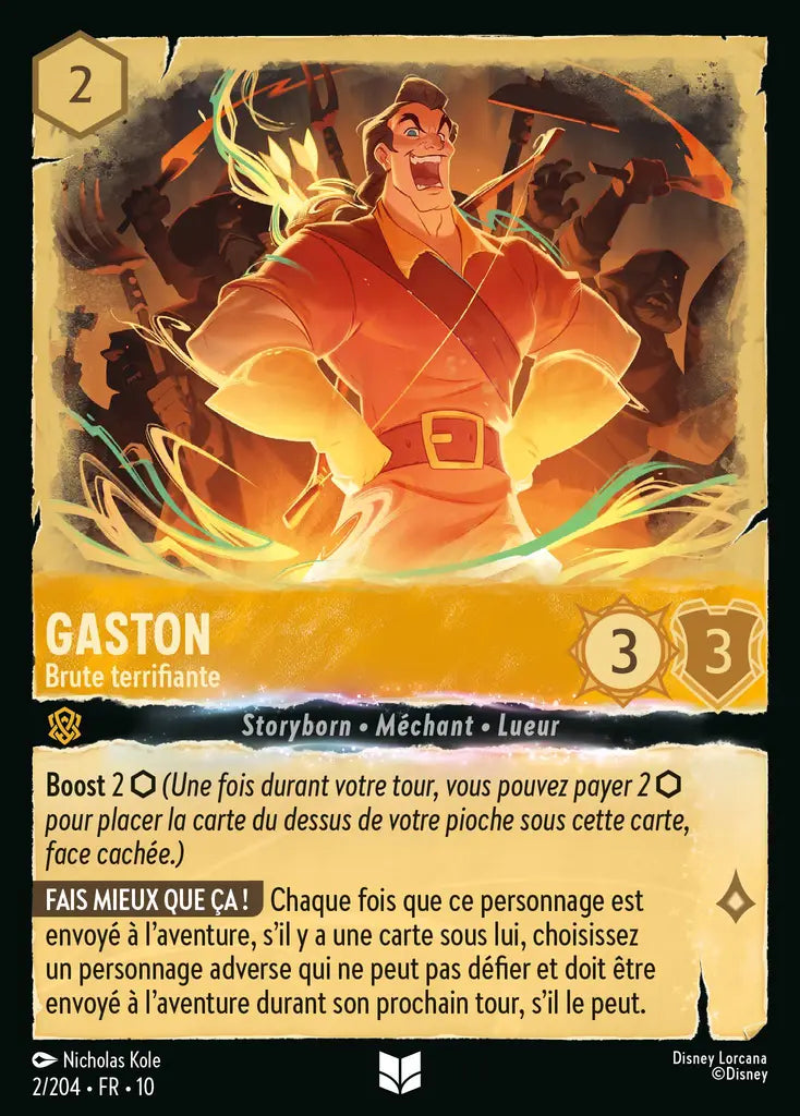 Gaston - Brute terrifiante (2/204) - LDLP - Inhabituelle