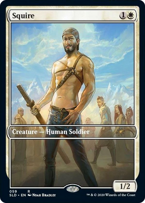 Squire (SLD-059) - rare: (Full Art) - Foil