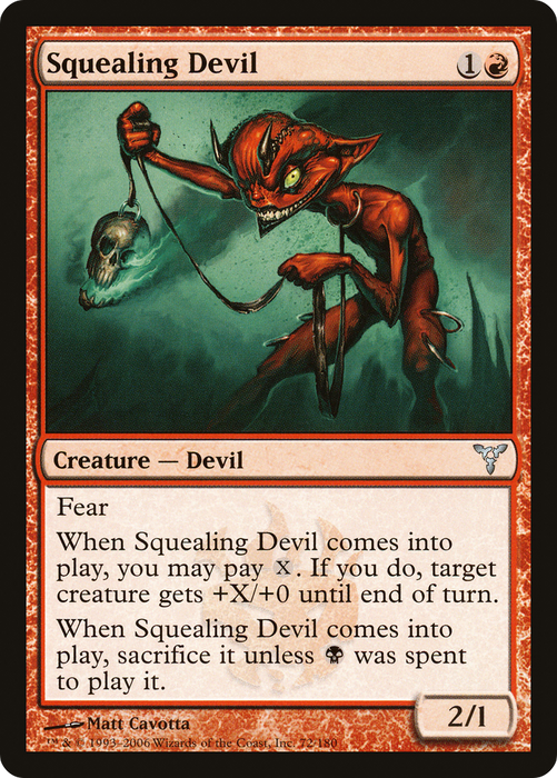 Squealing Devil (DIS-072) - uncommon