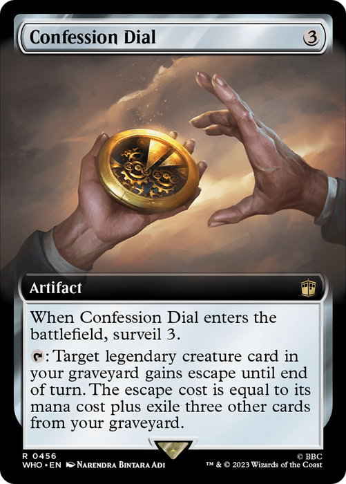 Confession Dial (WHO-456) - rare: (Extended Art) - Foil