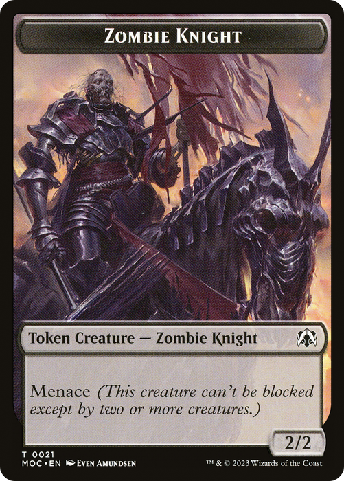 Zombie Knight (TMOC-021) - common