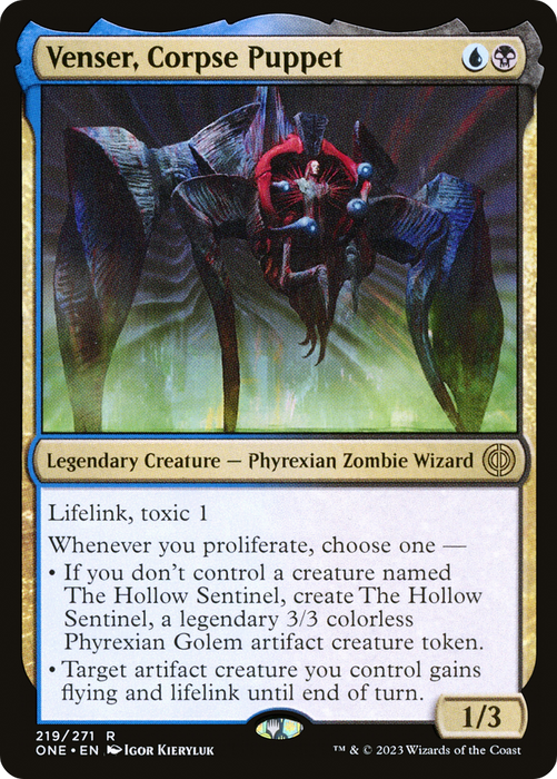 Venser, Corpse Puppet (ONE-219) - rare