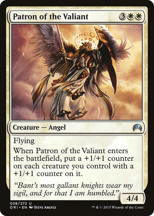 Patron of the Valiant (ORI-028) - uncommon - Foil