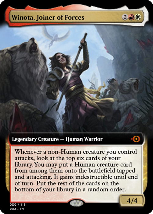 Winota, Joiner of Forces (PRM-80807) - mythic - Foil