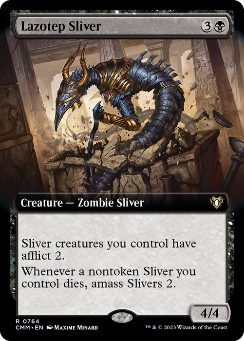 Lazotep Sliver (CMM-764) - rare: (Extended Art) - Foil