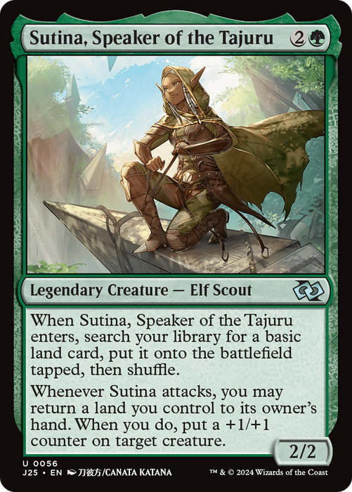Sutina, Speaker of the Tajuru (J25-056) - uncommon