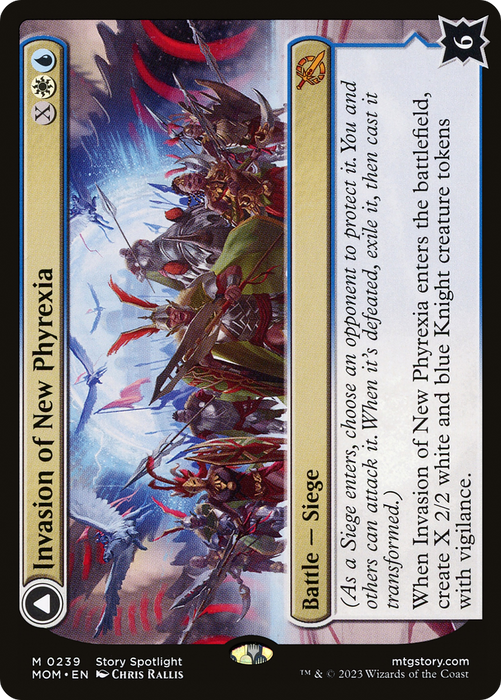 Invasion of New Phyrexia // Teferi Akosa of Zhalfir (MOM-239) - mythic