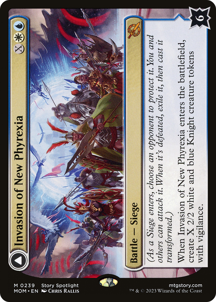 Invasion of New Phyrexia // Teferi Akosa of Zhalfir (MOM-239) - mythic