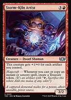 Storm-Kiln Artist (TDC-235) - uncommon