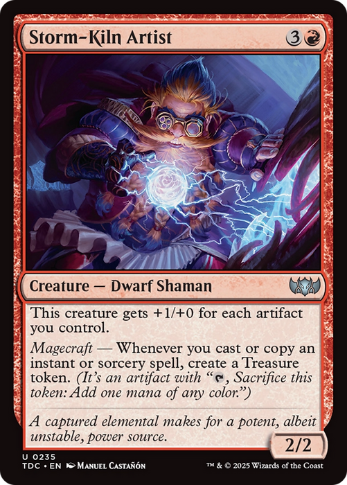 Storm-Kiln Artist (TDC-235) - uncommon